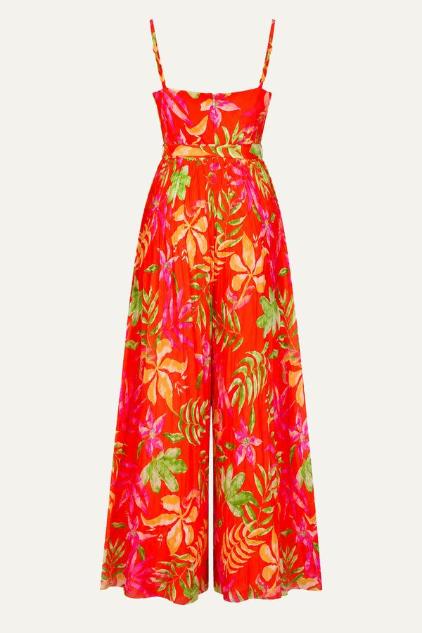 BLOSSOMING WITH JOY WOVEN JUMPSUIT