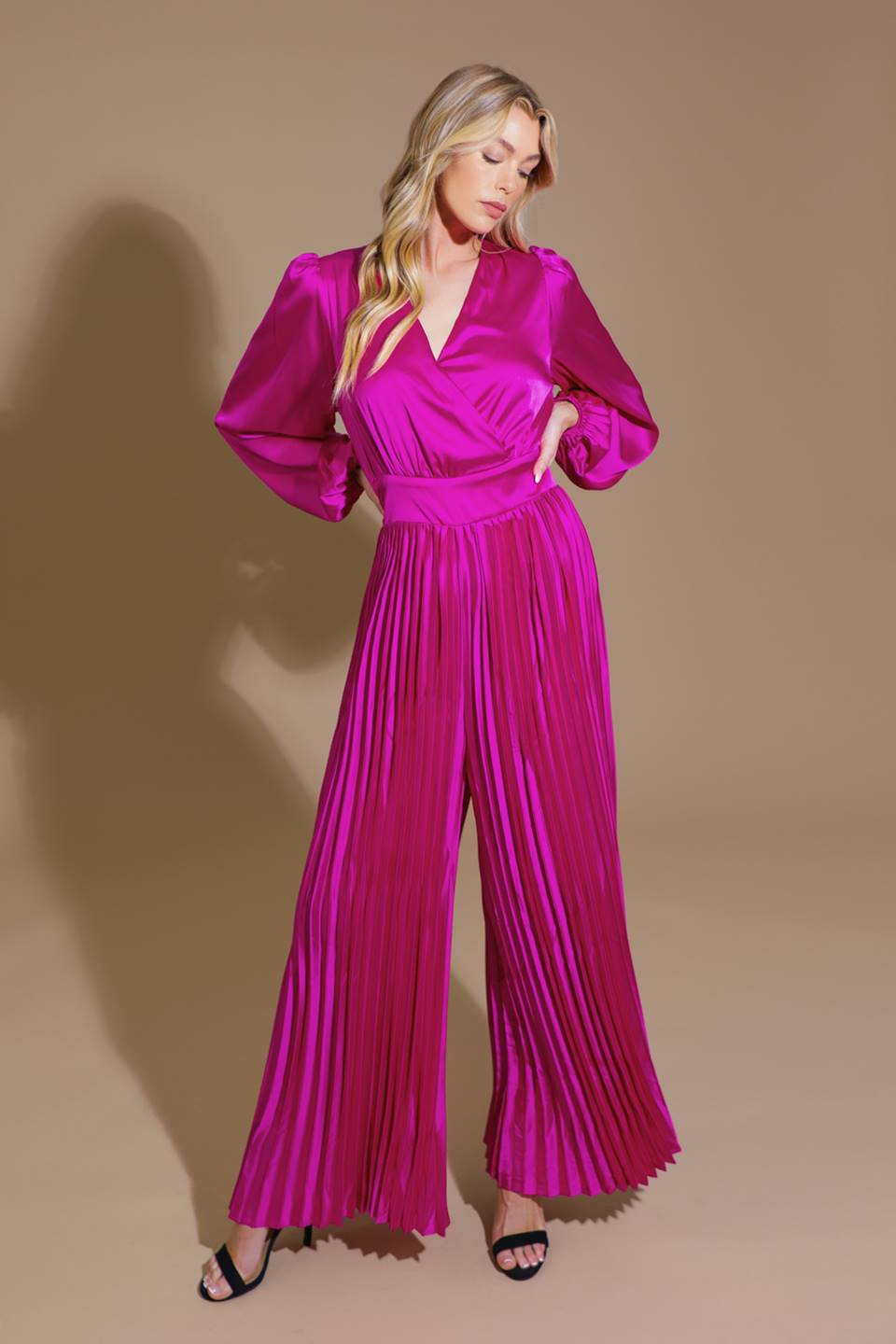 CRUSHING ON YOU SATIN JUMPSUIT