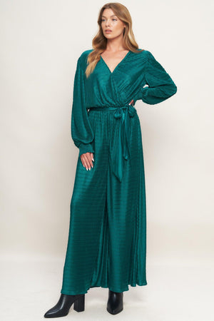 ATTENTION OF THE DAY WOVEN JUMPSUIT.