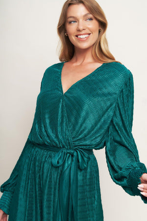 ATTENTION OF THE DAY WOVEN JUMPSUIT.