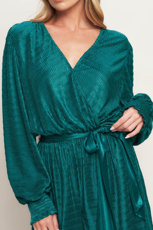 ATTENTION OF THE DAY WOVEN JUMPSUIT.