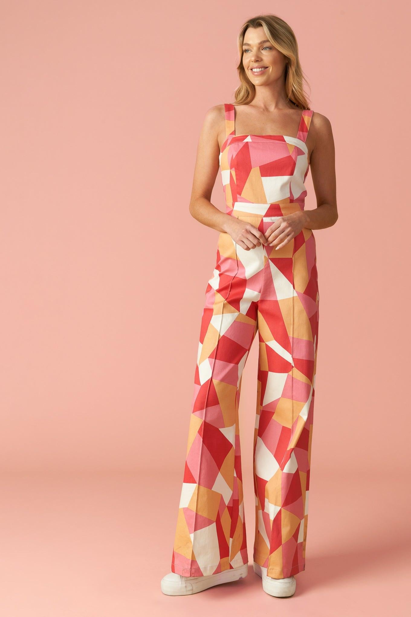 STATING THE OBVIOUS TWILL JUMPSUIT.