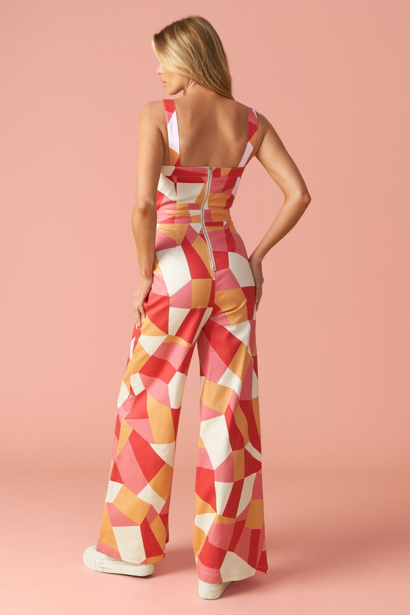STATING THE OBVIOUS TWILL JUMPSUIT.