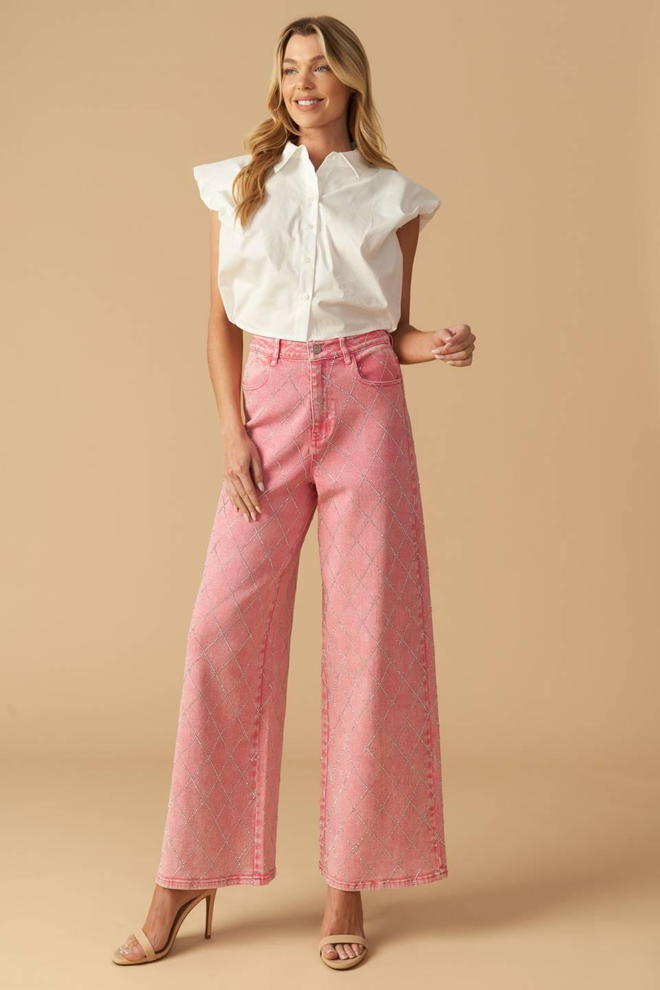 YOU ARE ENOUGH TWILL PANTS.