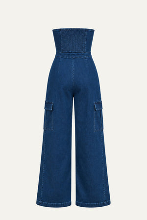 GOOD TOGETHER DENIM JUMPSUIT