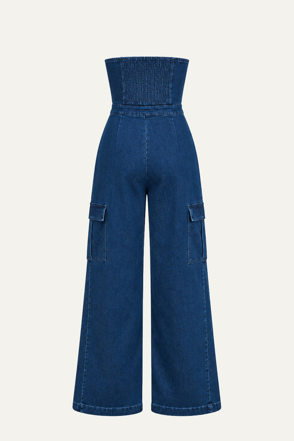 GOOD TOGETHER DENIM JUMPSUIT