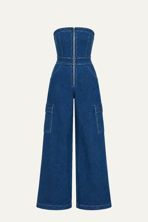 GOOD TOGETHER DENIM JUMPSUIT