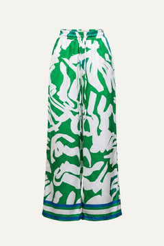 THE KEY TO CHIC WOVEN SATIN PANTS