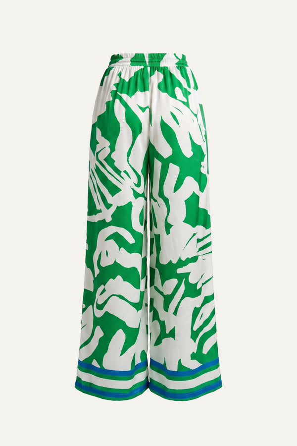 THE KEY TO CHIC WOVEN SATIN PANTS