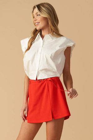 OFF TO TOMORROW WOVEN SKORT.