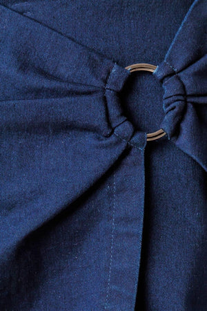 TAKING TIME OFF DENIM WOVEN SKORT.