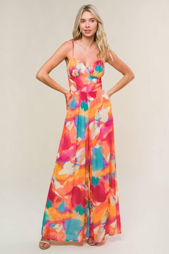 SWEETEST STYLE WOVEN JUMPSUIT.