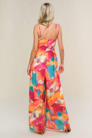 SWEETEST STYLE WOVEN JUMPSUIT.