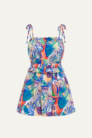 WANDERLUST ASH WOVEN ROMPER