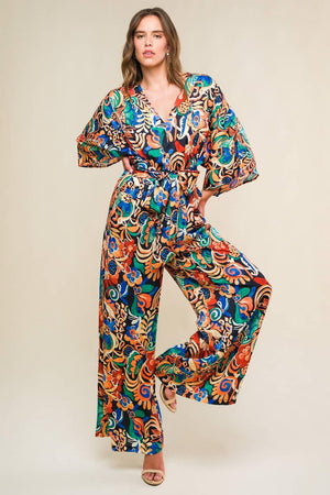 SKYLINE GRACE WOVEN JUMPSUIT.