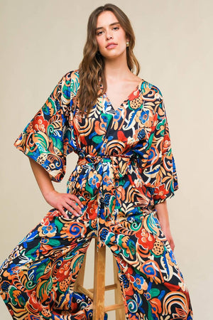 SKYLINE GRACE WOVEN JUMPSUIT.