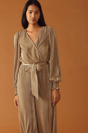 MOMENTS OF CLARITY WOVEN JUMPSUIT.