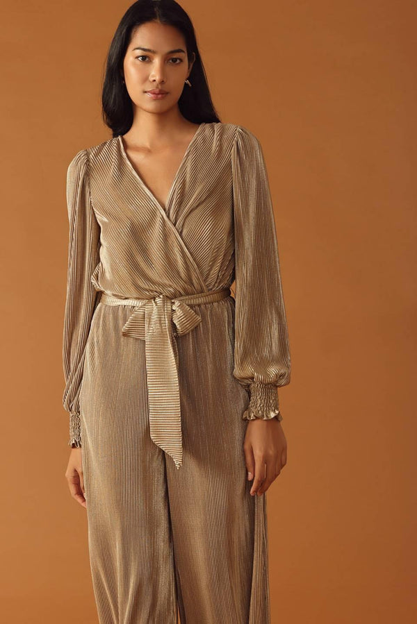 MOMENTS OF CLARITY WOVEN JUMPSUIT.