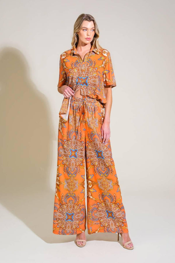 COUNTRYSIDE CHARM WOVEN PANTS.