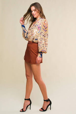 FLIRT FOR FUN WOVEN SKORT.