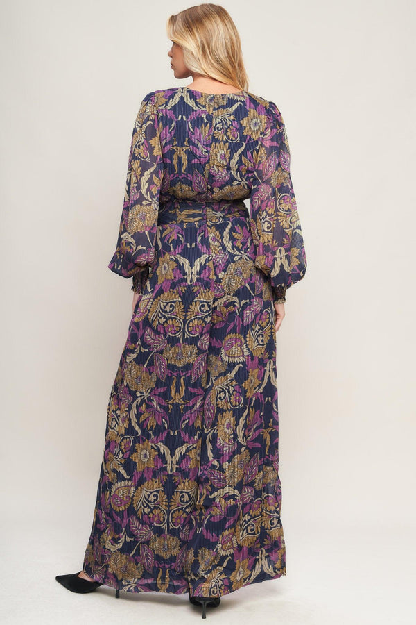 WHISPERING PINES WOVEN JUMPSUIT.