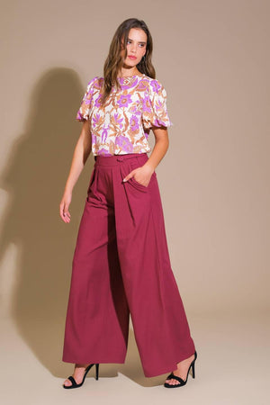 TERRACE VIEWS WOVEN PANTS.