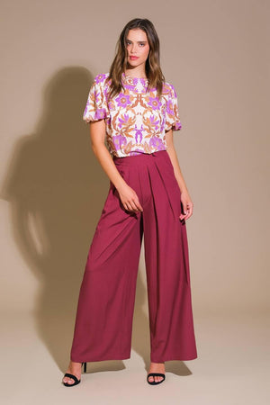 TERRACE VIEWS WOVEN PANTS.