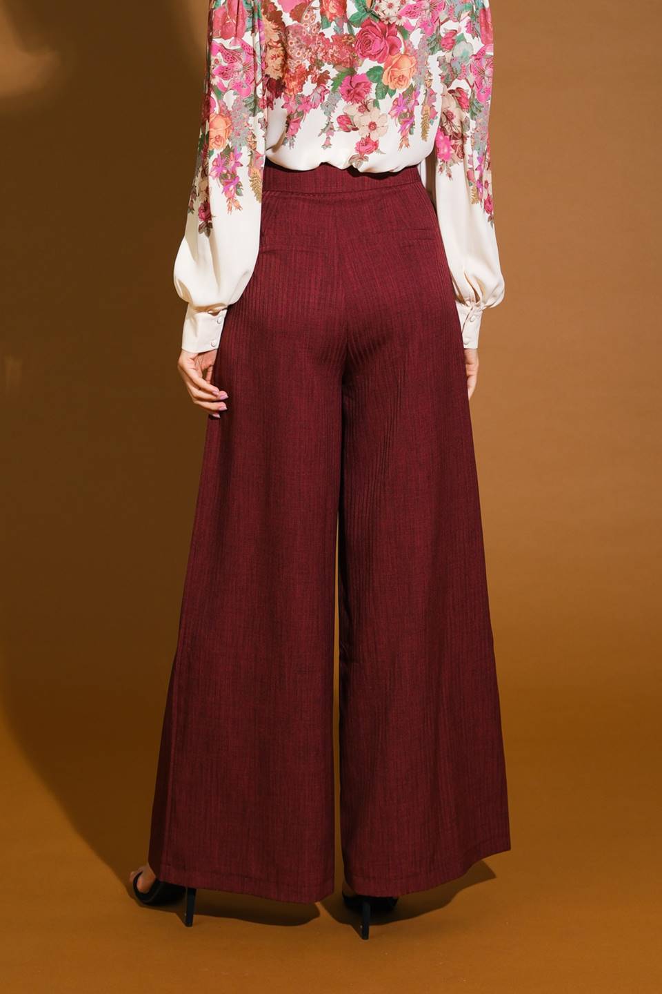 SWEET REMINISCENCE WOVEN WIDE LEG PANTS