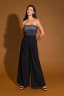 GLIMPSE OF GRACE WOVEN JUMPSUIT.