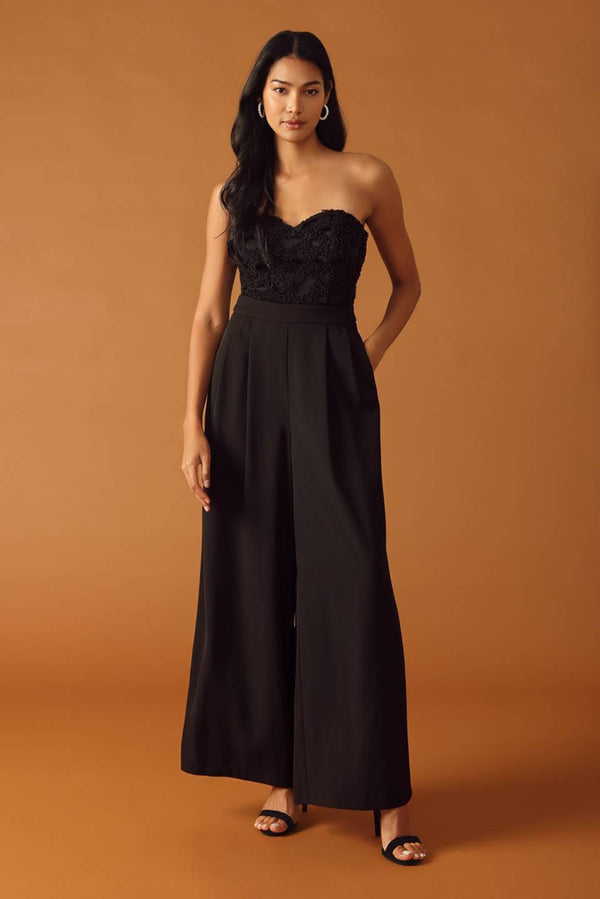 ALL MY LIFE WOVEN JUMPSUIT.