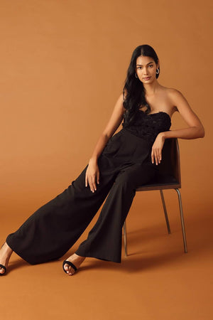 ALL MY LIFE WOVEN JUMPSUIT.
