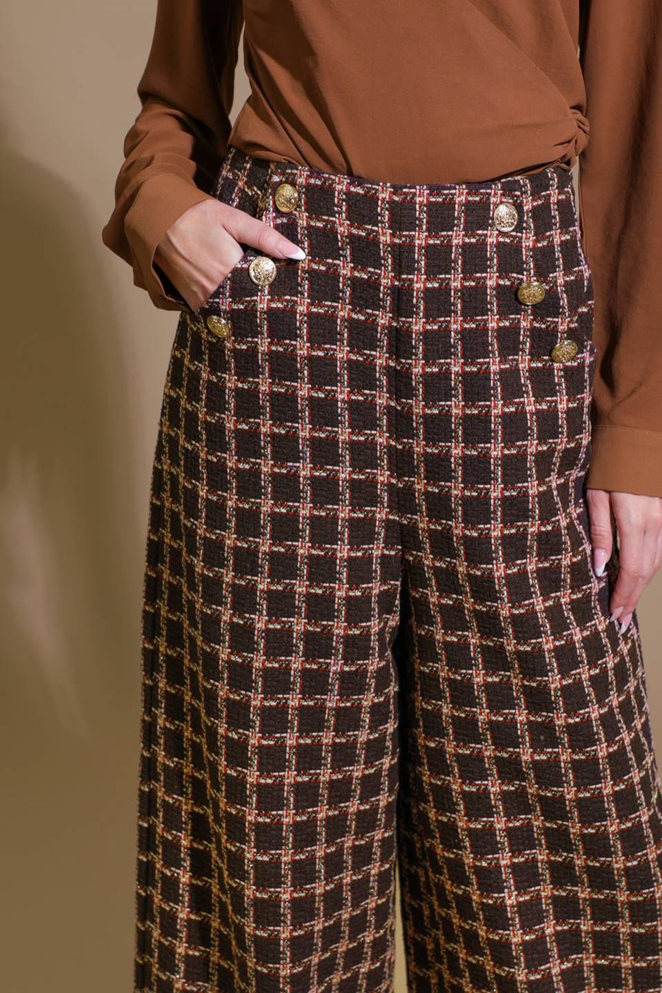 SHOW YOU OFF TWEED PANTS.