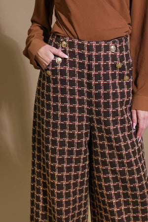 SHOW YOU OFF TWEED PANTS.
