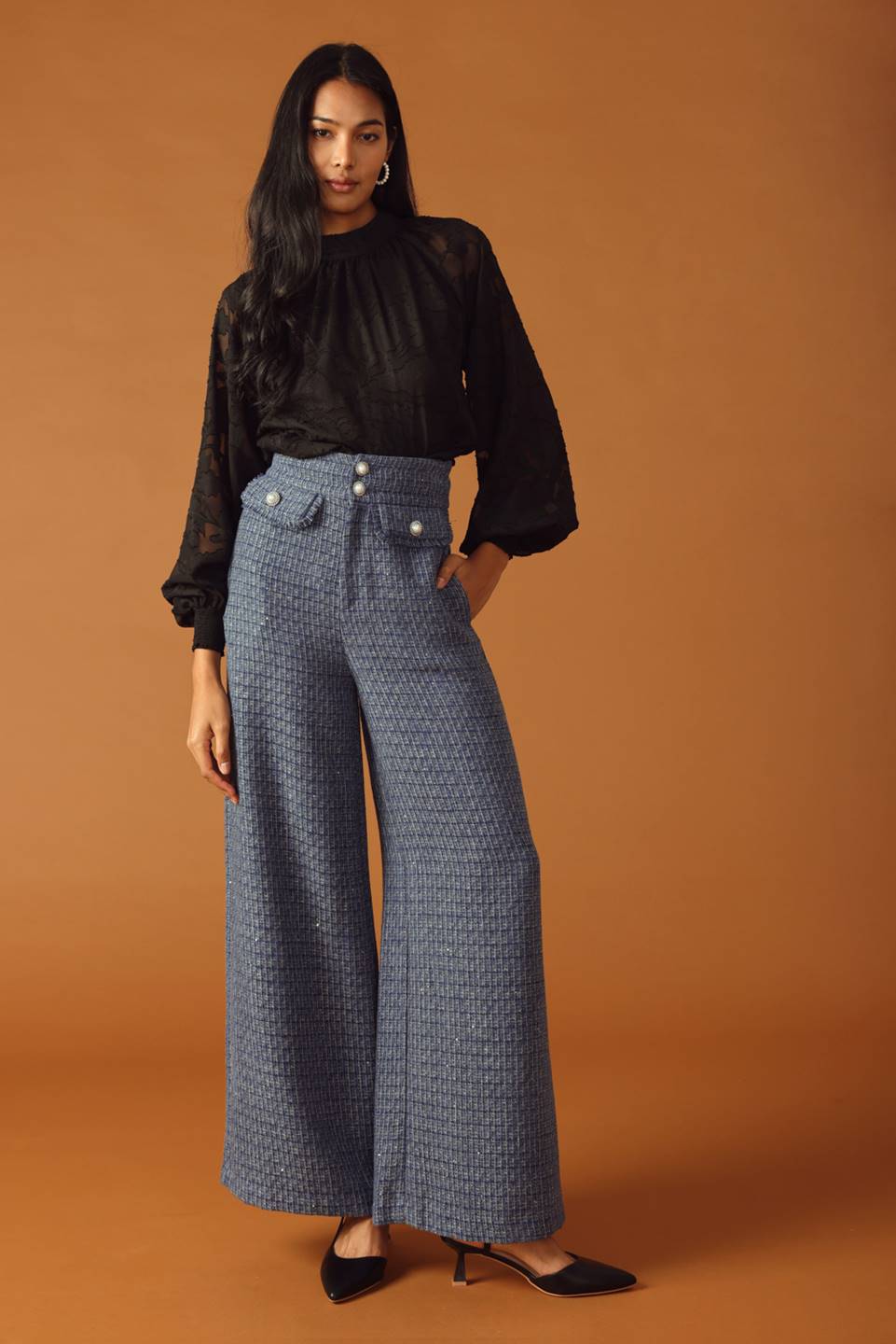 THREADS OF DESTINY TWEED PANTS