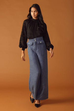 THREADS OF DESTINY TWEED PANTS.