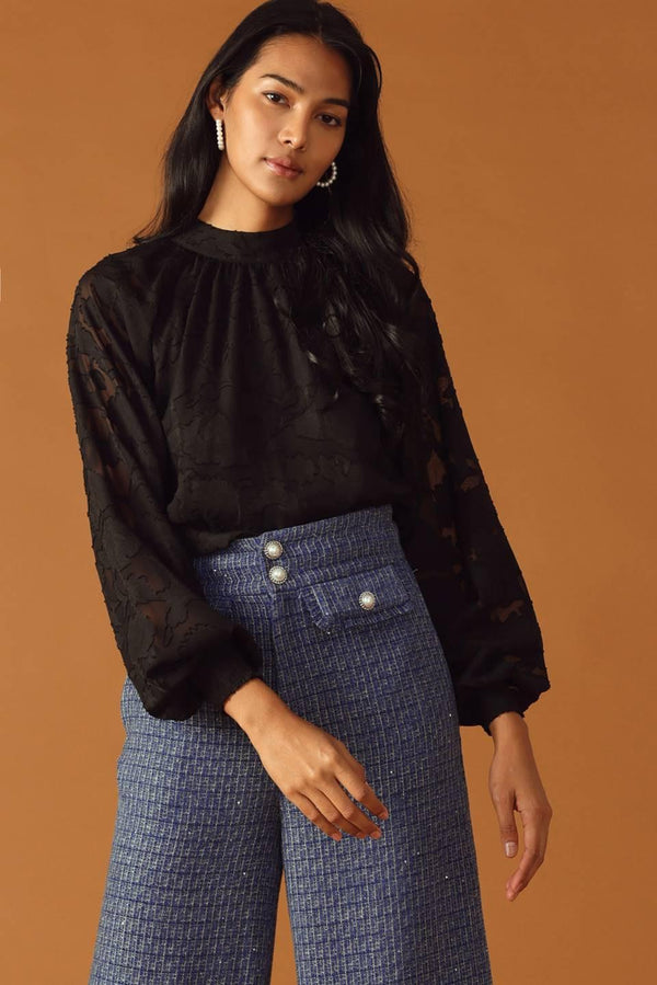 THREADS OF DESTINY TWEED PANTS.
