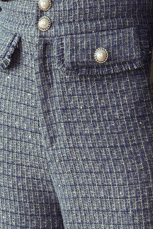 THREADS OF DESTINY TWEED PANTS.
