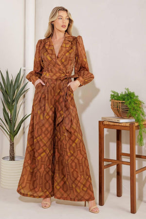 LOST IN THE STARS WOVEN JUMPSUIT.