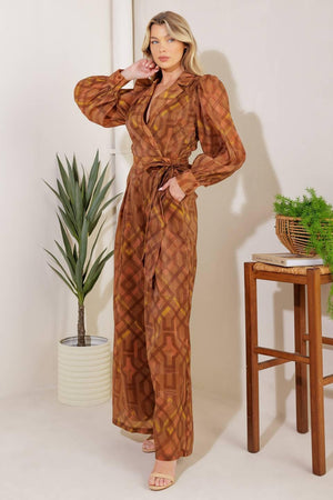 LOST IN THE STARS WOVEN JUMPSUIT.