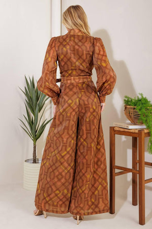 LOST IN THE STARS WOVEN JUMPSUIT.