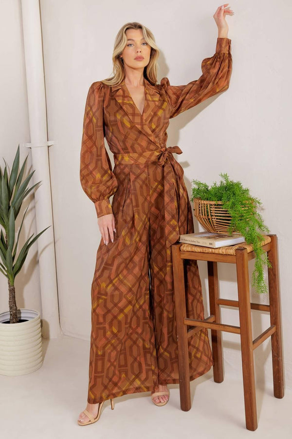 LOST IN THE STARS WOVEN JUMPSUIT.
