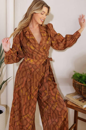 LOST IN THE STARS WOVEN JUMPSUIT.