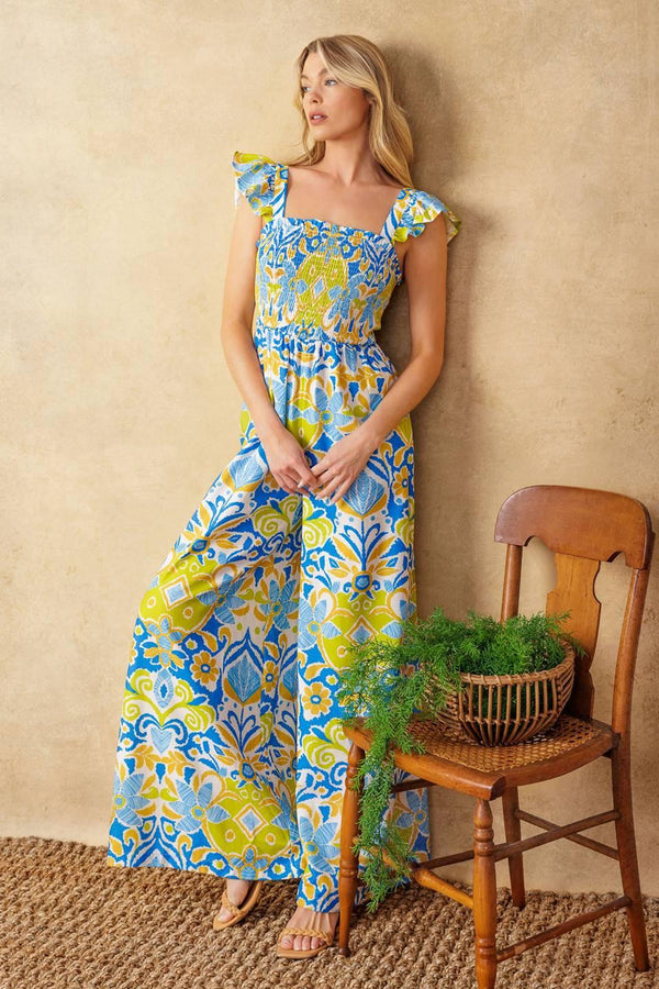 NO NEED TO WORRY WOVEN JUMPSUIT - Flying Tomato - JUMPSUIT - Flying Tomato