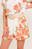 LOVELY DAYS IVORY WOVEN SHORT.