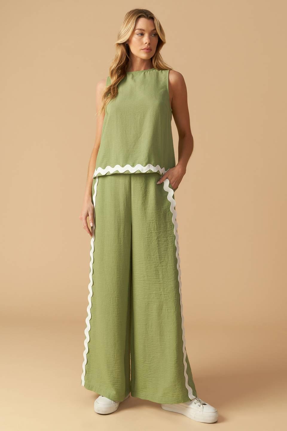 DRIFTING CURRENTS WOVEN PANTS.