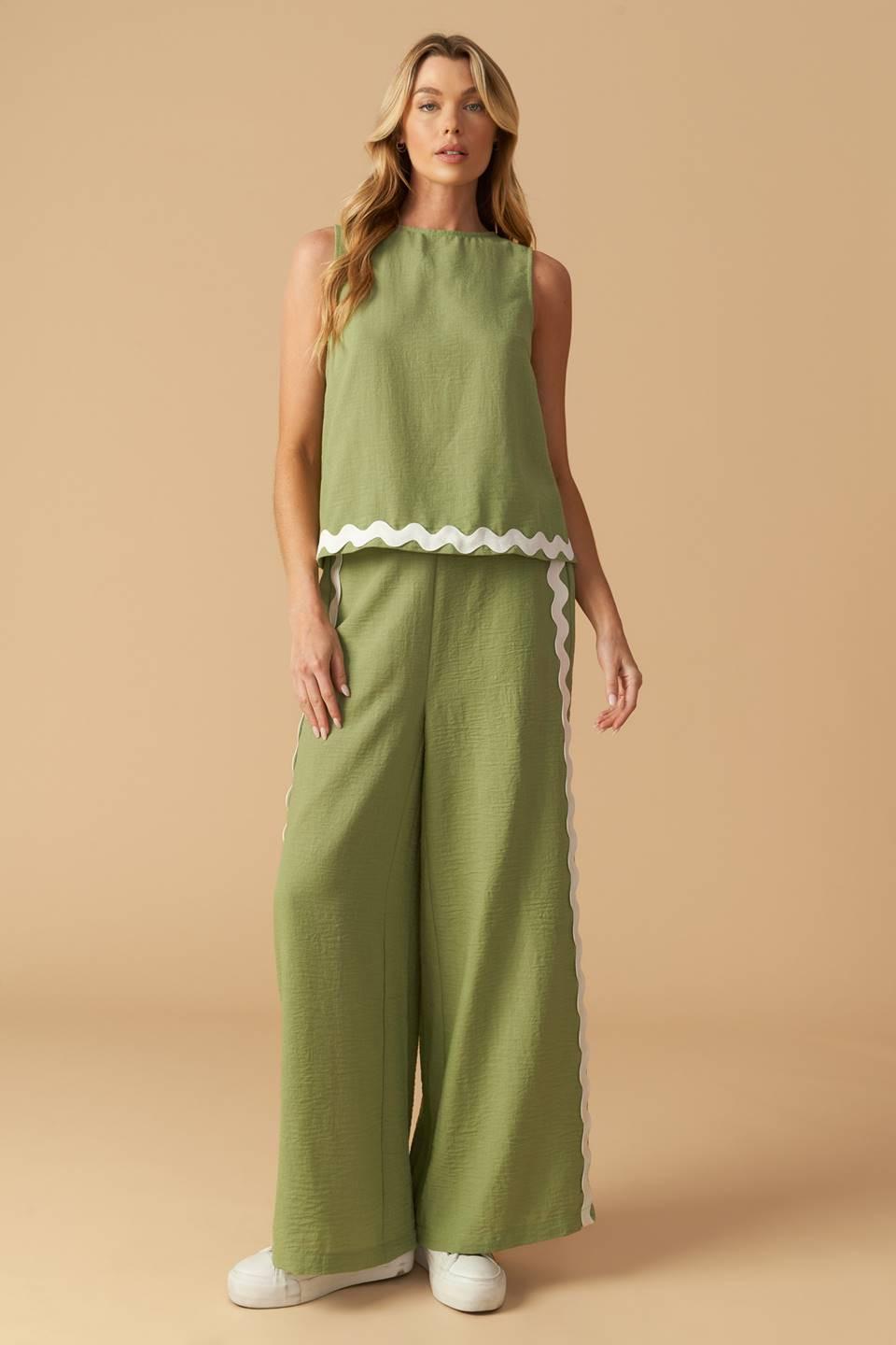 DRIFTING CURRENTS WOVEN PANTS.