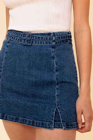 SUNDAY AFTERNOONS MEDIUM INDIGO SKORT.