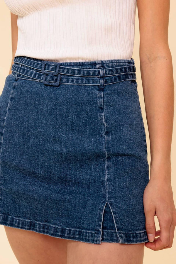 SUNDAY AFTERNOONS MEDIUM INDIGO SKORT.