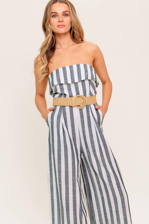 URBAN SOUL WOVEN JUMPSUIT.