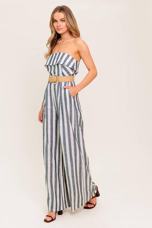 URBAN SOUL WOVEN JUMPSUIT.